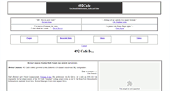 Desktop Screenshot of 492cafe.org
